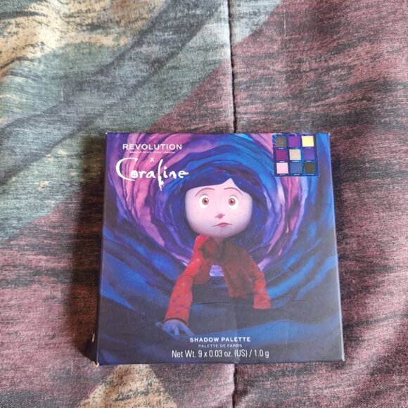 🖤💙 Revolution x Coraline – “Secret Door” Eyeshadow Palette (NEW in Box!) 💙🖤 - Picture 4 of 6